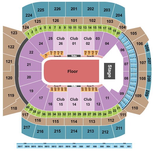 Climate Pledge Arena Phish Seating Chart